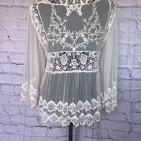 DoubleZero/lace top - Picture 2 of 6